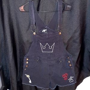 Hot topic Disney Kingdom Hearts Overalls